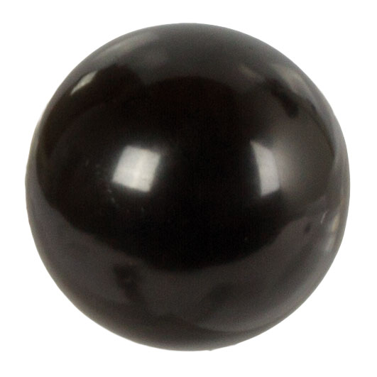 Ball knob DIN 319 PF version E made from plastic with threaded bush of