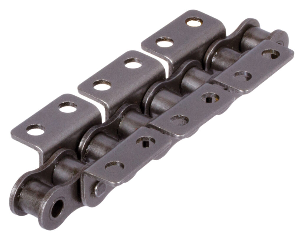 Roller Chain With Bent Attachments 12 B-1-K2 2xp Attachments Wide ...