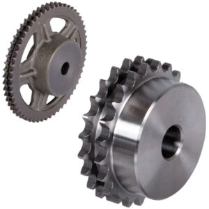 Spur gear made of steel 1.4305 with hub module 1.5 24 teeth tooth width 15mm outside diameter 39mm 