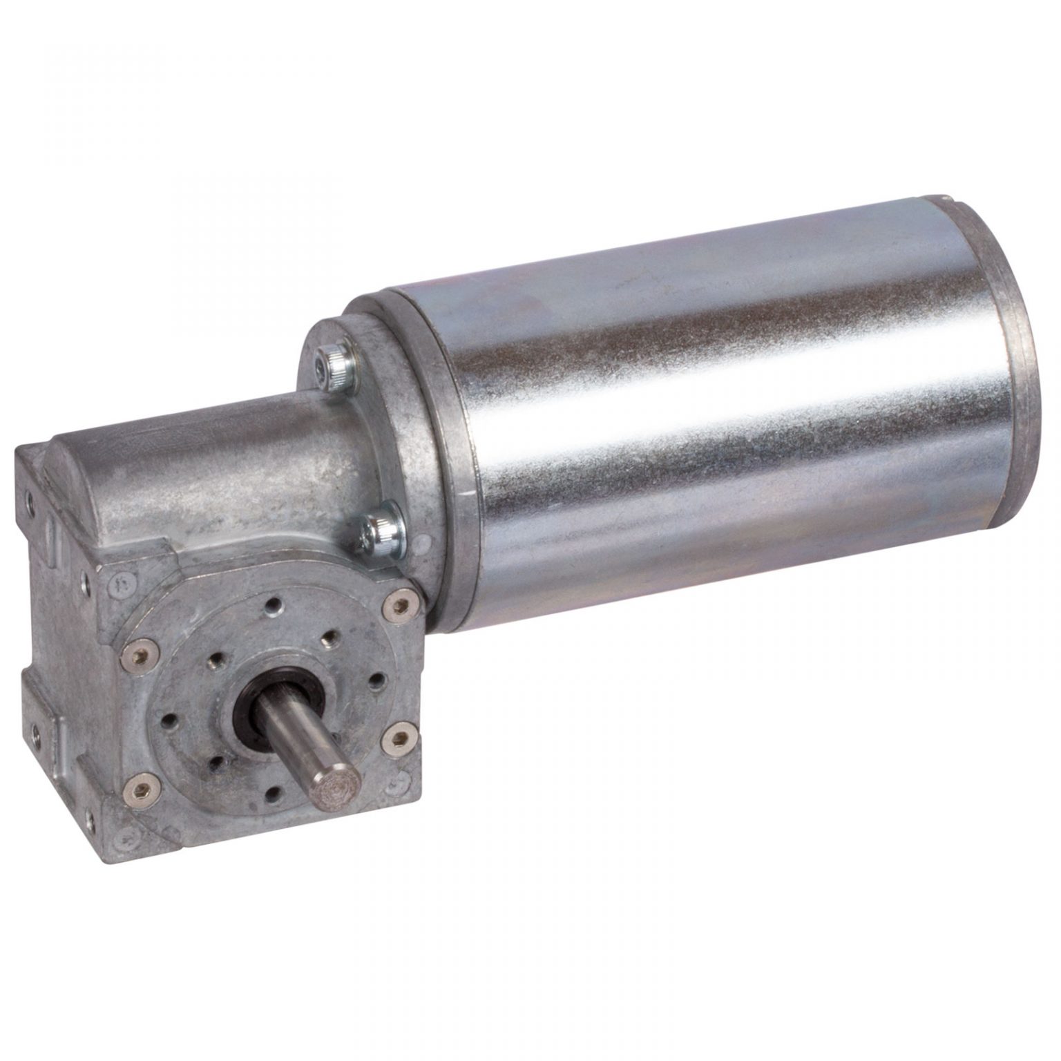 Small worm geared motor SG with permament DC motor 24V 54W n2