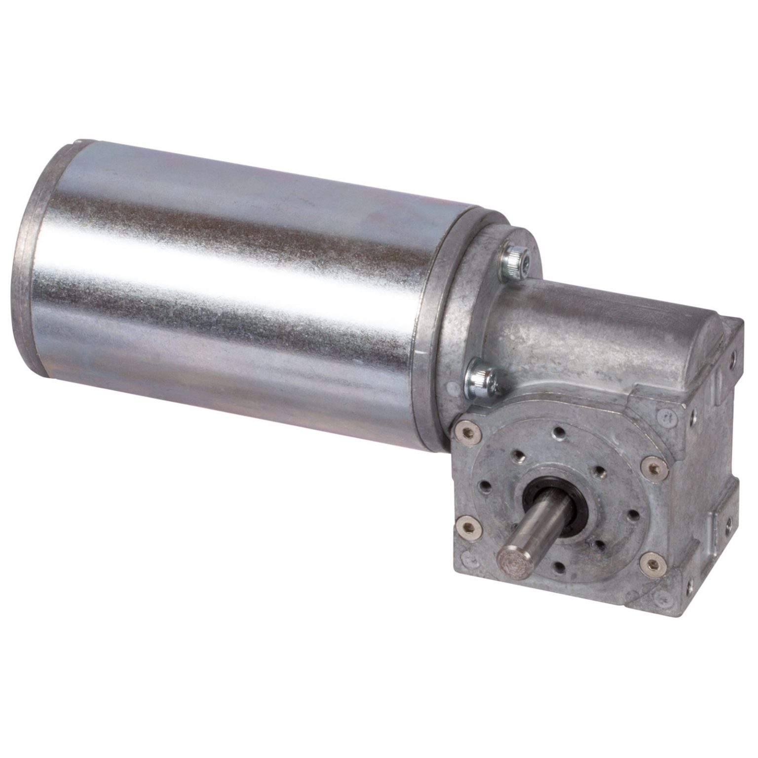 Small worm geared motor SG with permament DC motor 24V 54W n2