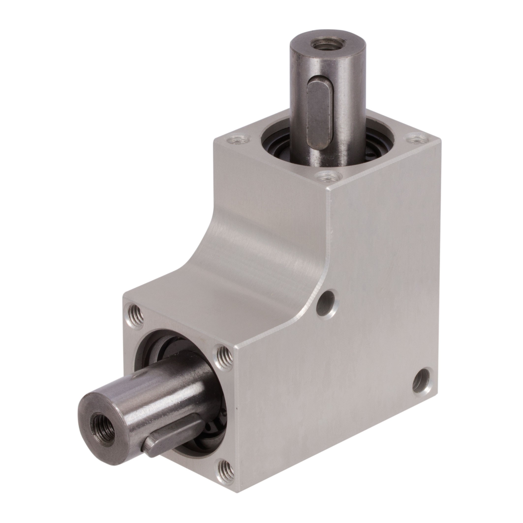 1:1 Ratio x 70mm Spiral Bevel Gearbox - BSH Type with 6mm Shaft Diameter,  Type L 