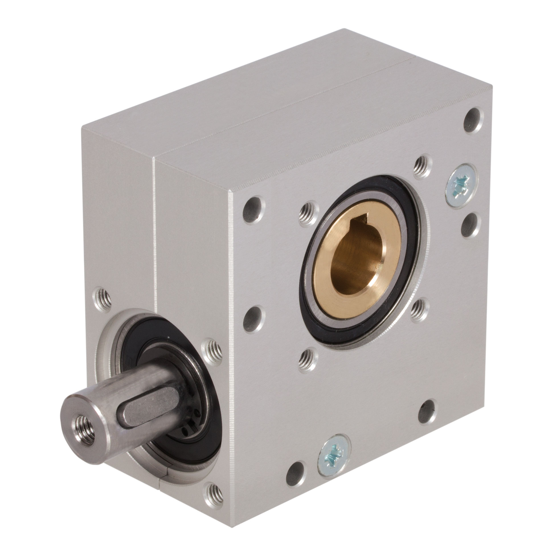 Worm gear unit KES center distance 20mm ratio 30:1 output hollow shaft 12mm  SKU: 42002030 - Maedler North America