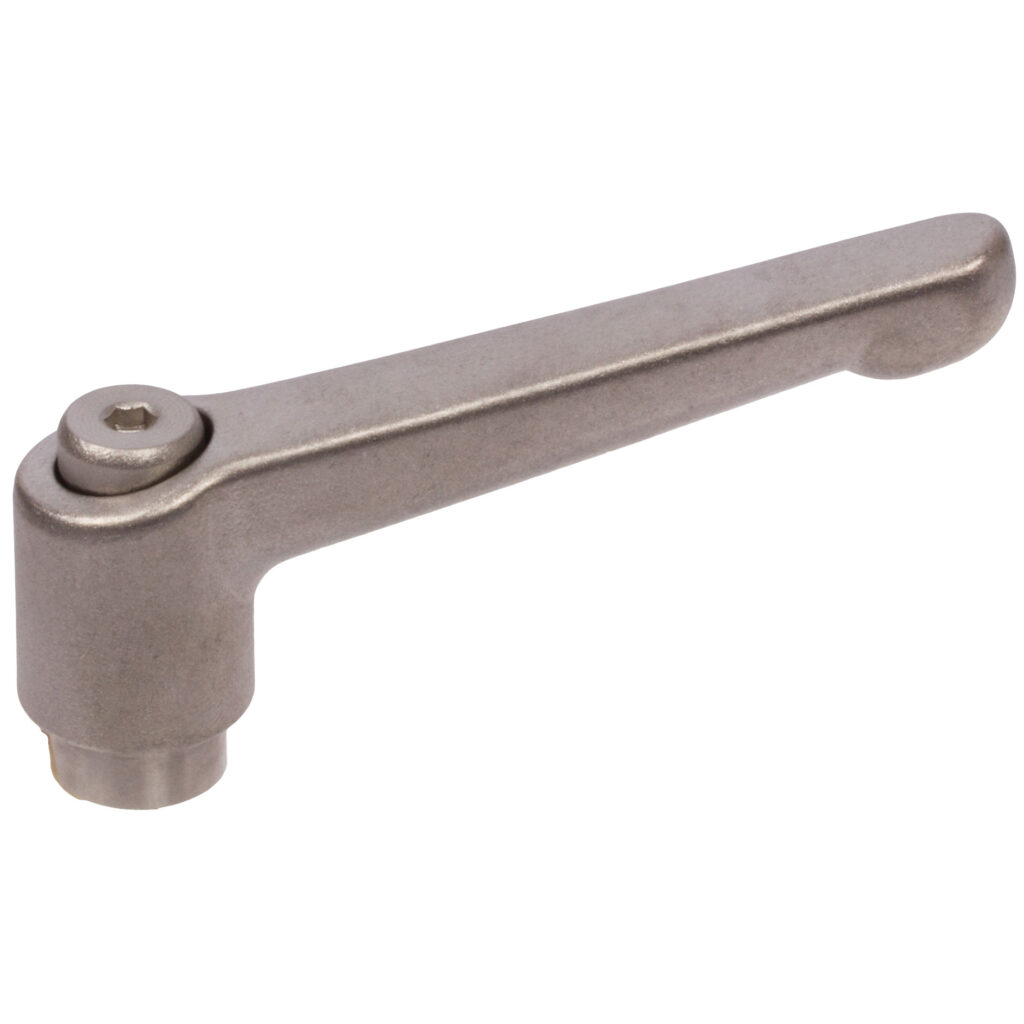Adjustable clamping lever 300.5 version ISN with internal thread M6 lever length L1 = 45mm