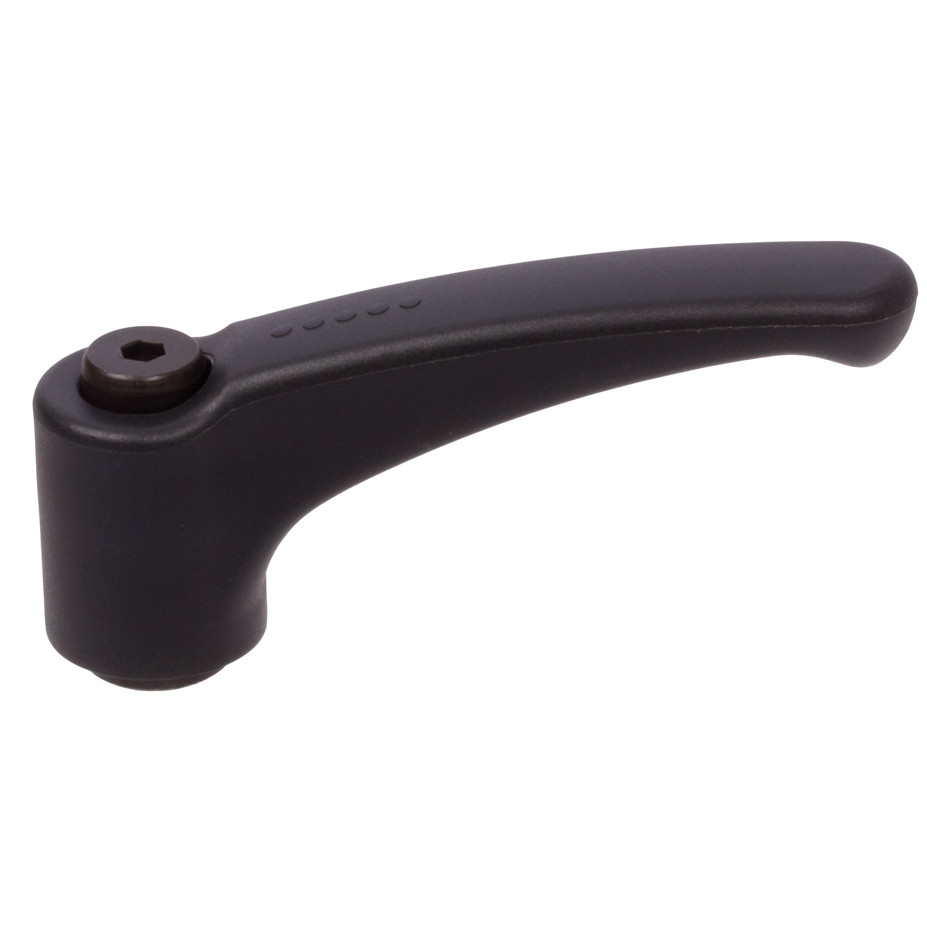 Adjustable clamping lever 355 version N with internal thread M4 lever