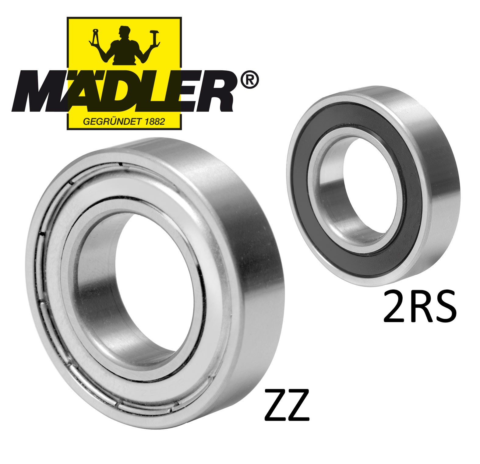 MAEDLER deep groove ball bearing single row inner diameter 8mm 