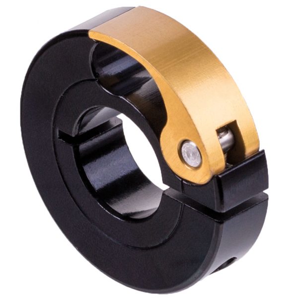 Quickrelease shaft collar aluminium black anodized bore 12mm SKU
