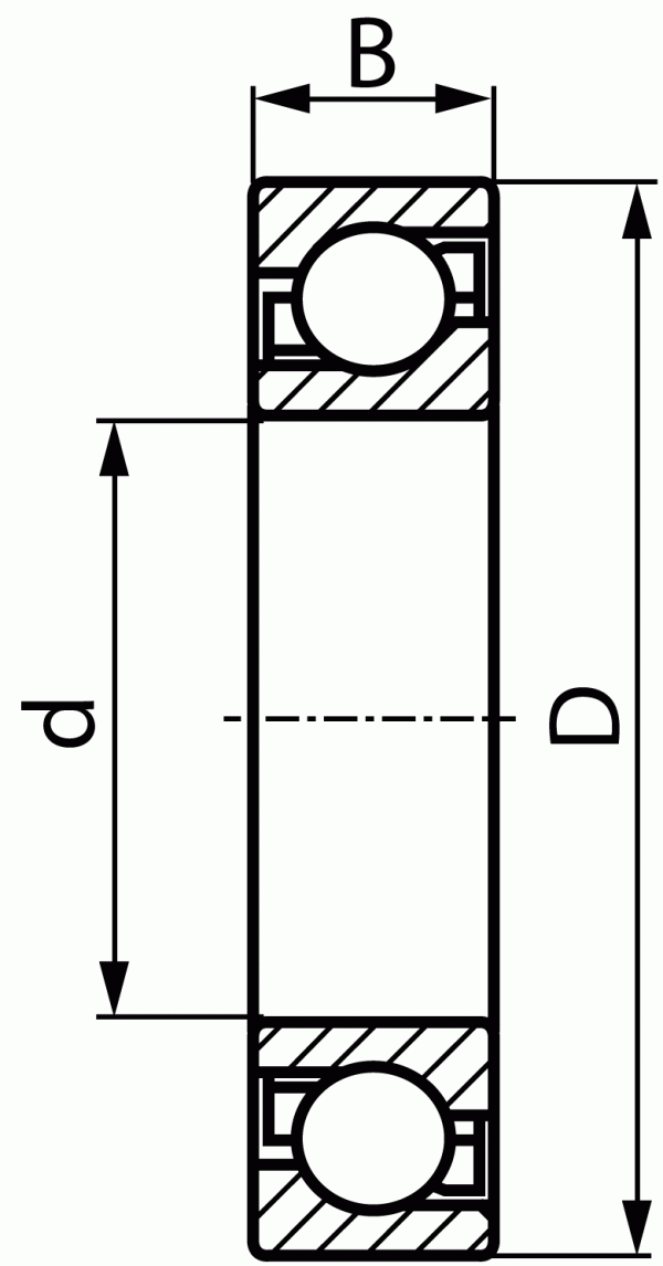 SKF angular contact ball bearing 7201 BEP single row inner diameter