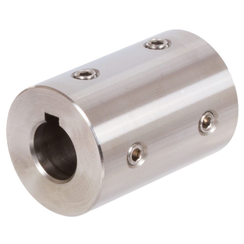 Setscrew coupling TR bore 50mm with keyway stainless steel 1.4305 SKU