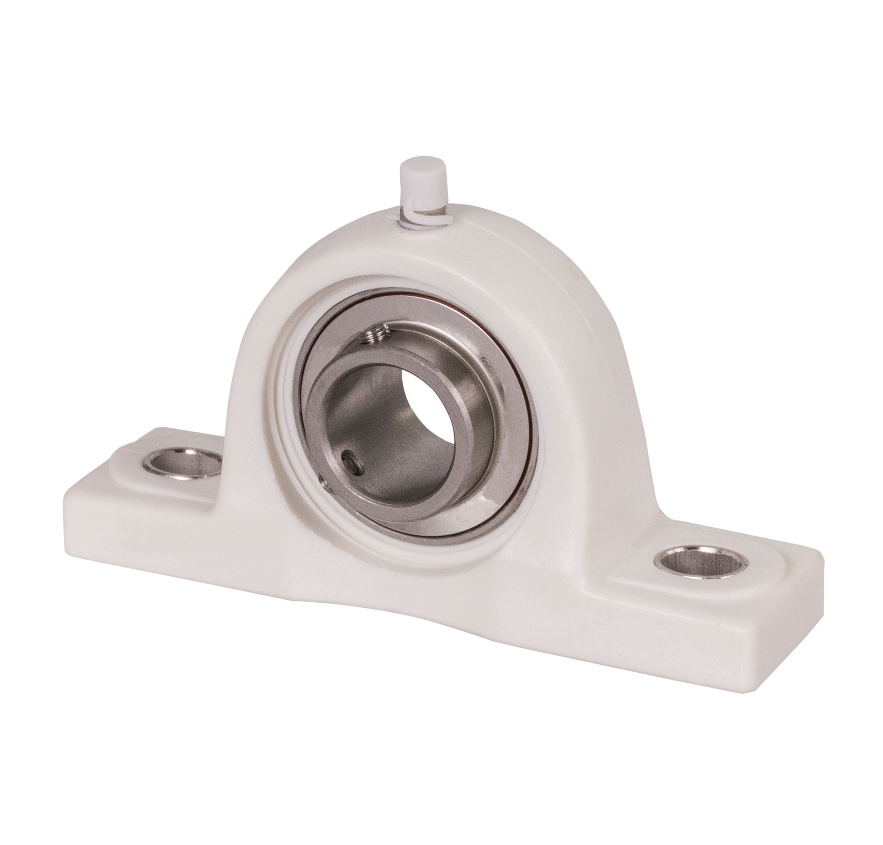 Ball flange bearing TUCF 203 bore 17mm housing from thermoplast black bearing stainless steel 