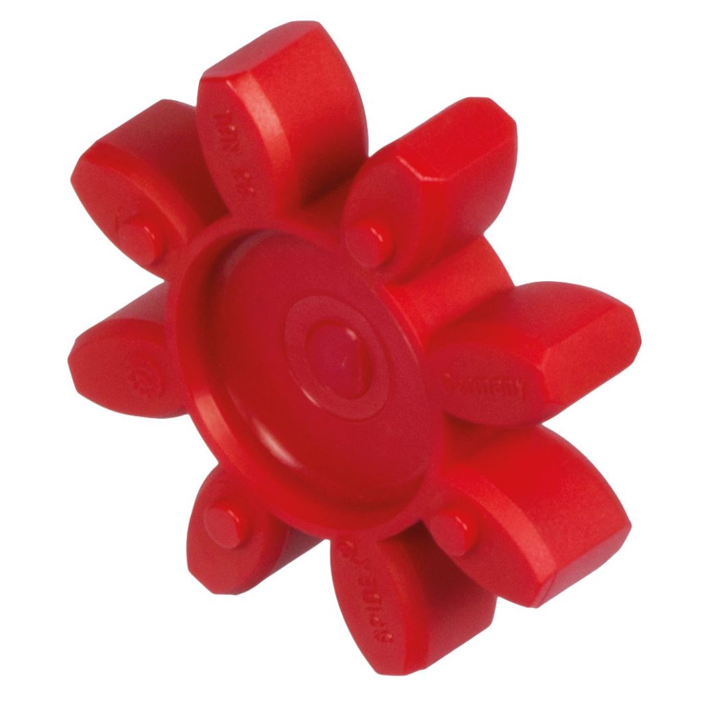 Spider (coupling insert) backlashfree 98 Shore A red size 38 outside