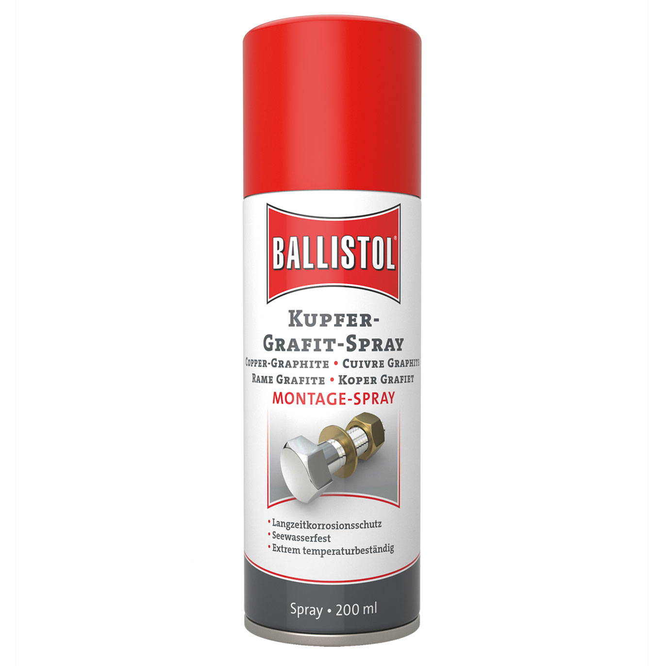 BALLISTOL Copper-Graphite-Spray 200ml 25200 (Actual safety data sheet on  the internet in the section Downloads) SKU: 14070164 - Maedler North America