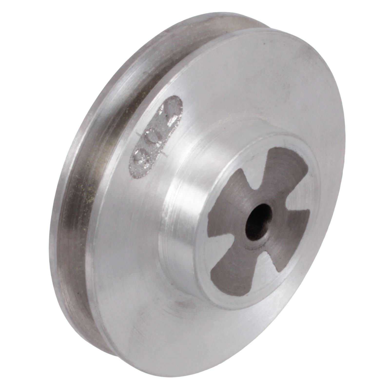 Uxcell V-Type Double Groove Pulley – 15mm Bore, 40mm Outer Dia, Aluminum Alloy, For 6mm(1/4") PU Belt, Motor Shaft, DIY Drilling Machines